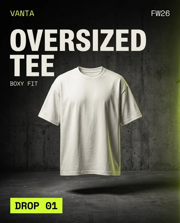 VANTA: Oversized tee