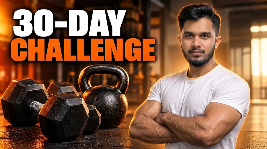 YouTube Thumbnail System: Fitness: 30-day challenge